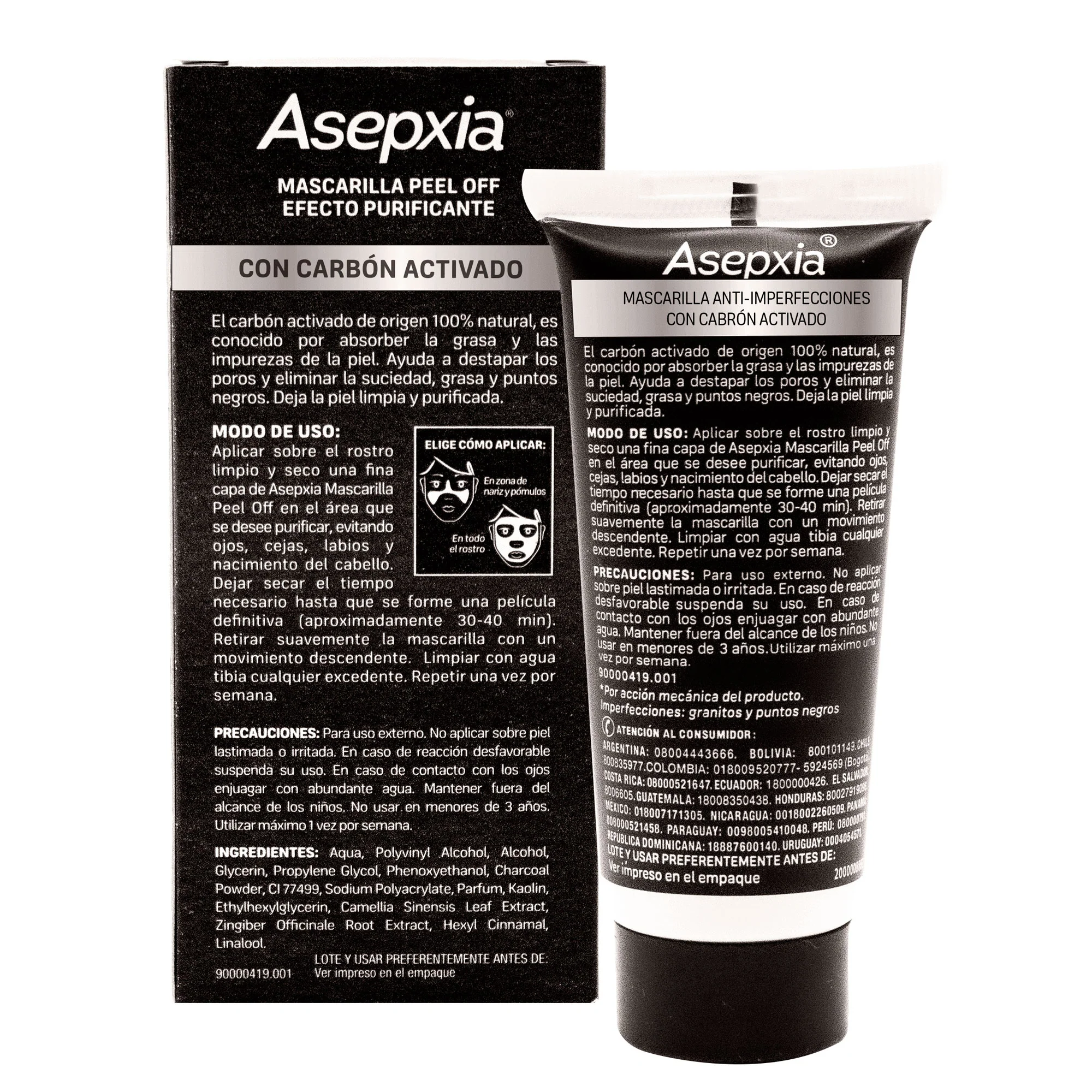 Asepxia Mascarilla Purificante Carbon Detox X 30G - Image 2