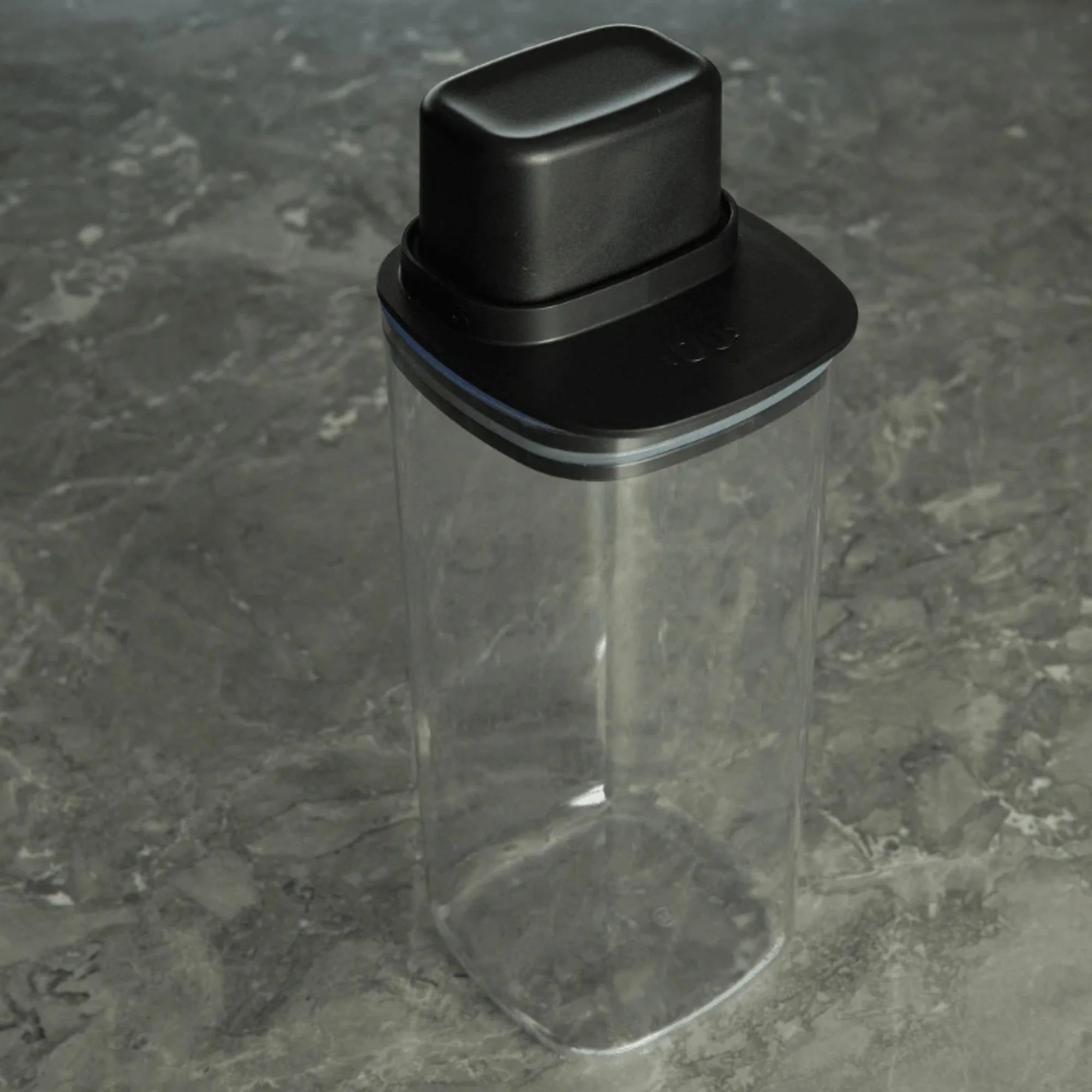 Pote Hermético Ou Drop Recipiente Con Medidor Negro 1.5L - Image 2