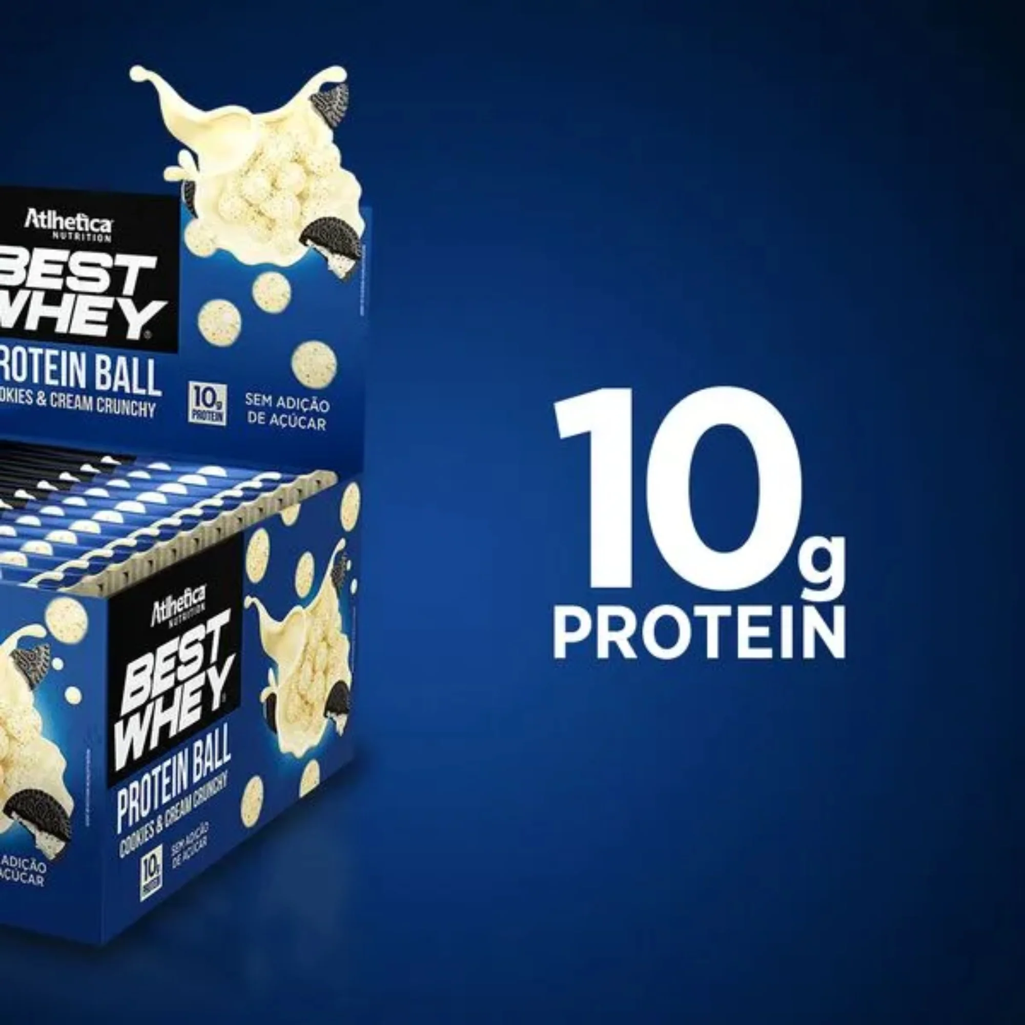 Suplemento Best Whey Prot Ball Atlhetica Galletas Y Crema Crujiente X 50G - Image 2