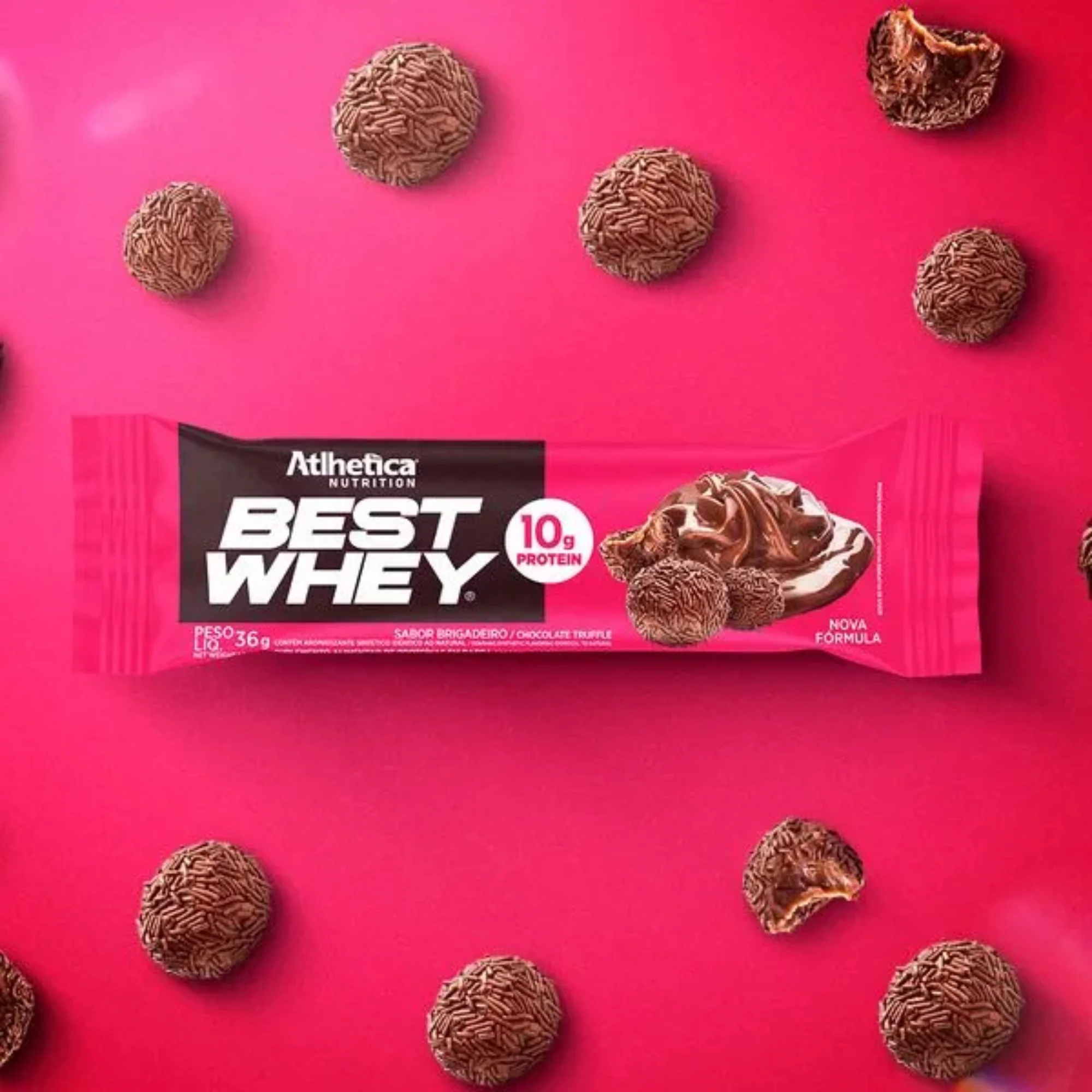 Barra De Proteína Best Whey Atlhetica Trufas Con Chocolate X 33G - Image 2