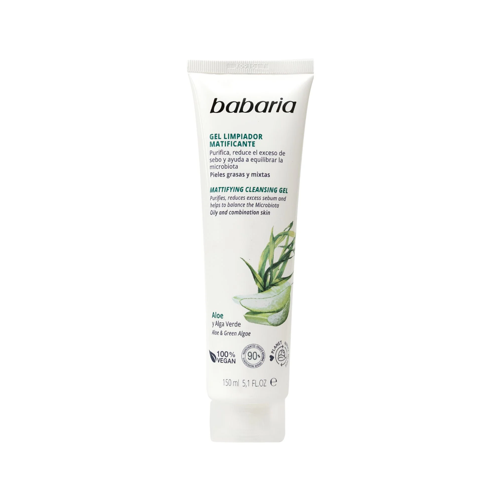 Gel Limpiador Babaria Matificante Aloe X 150Ml
