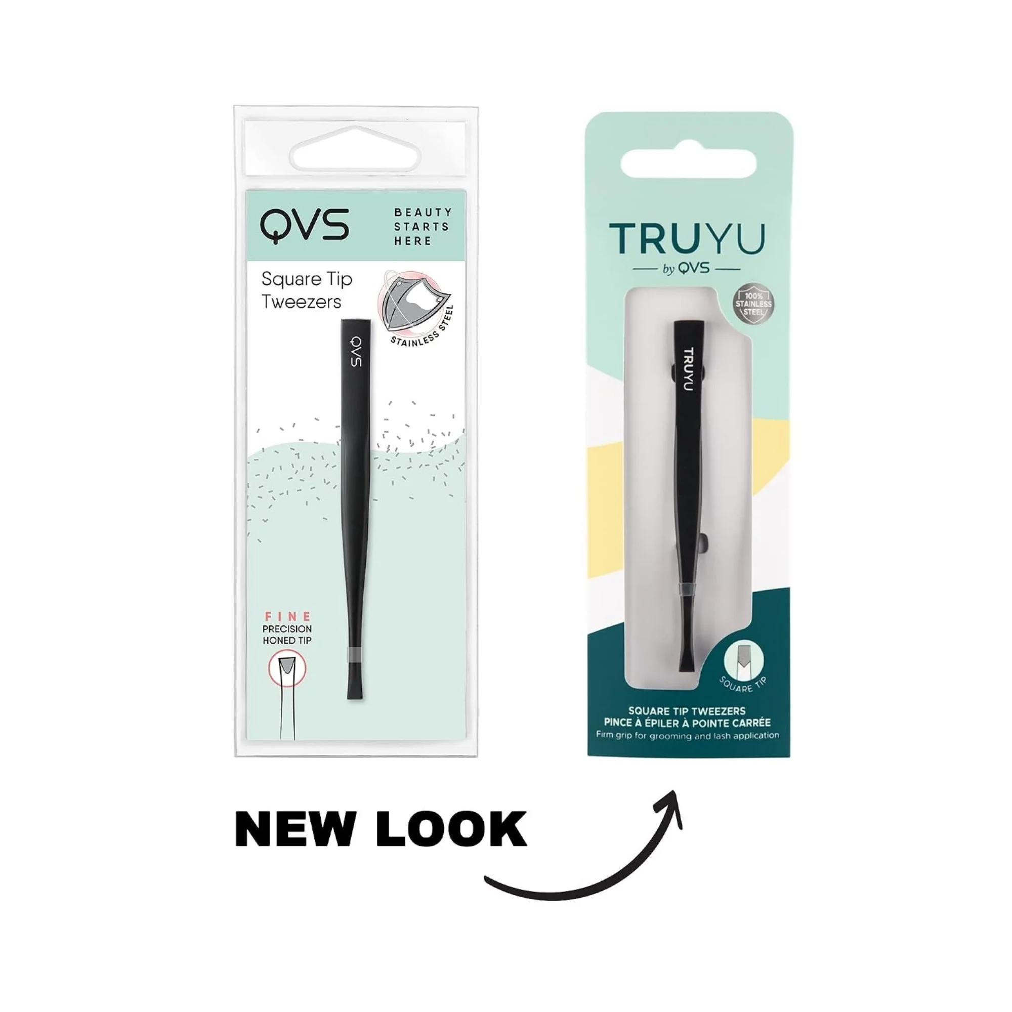 Pinza Punta Recta Qvs Truyu Color Negro - Image 3