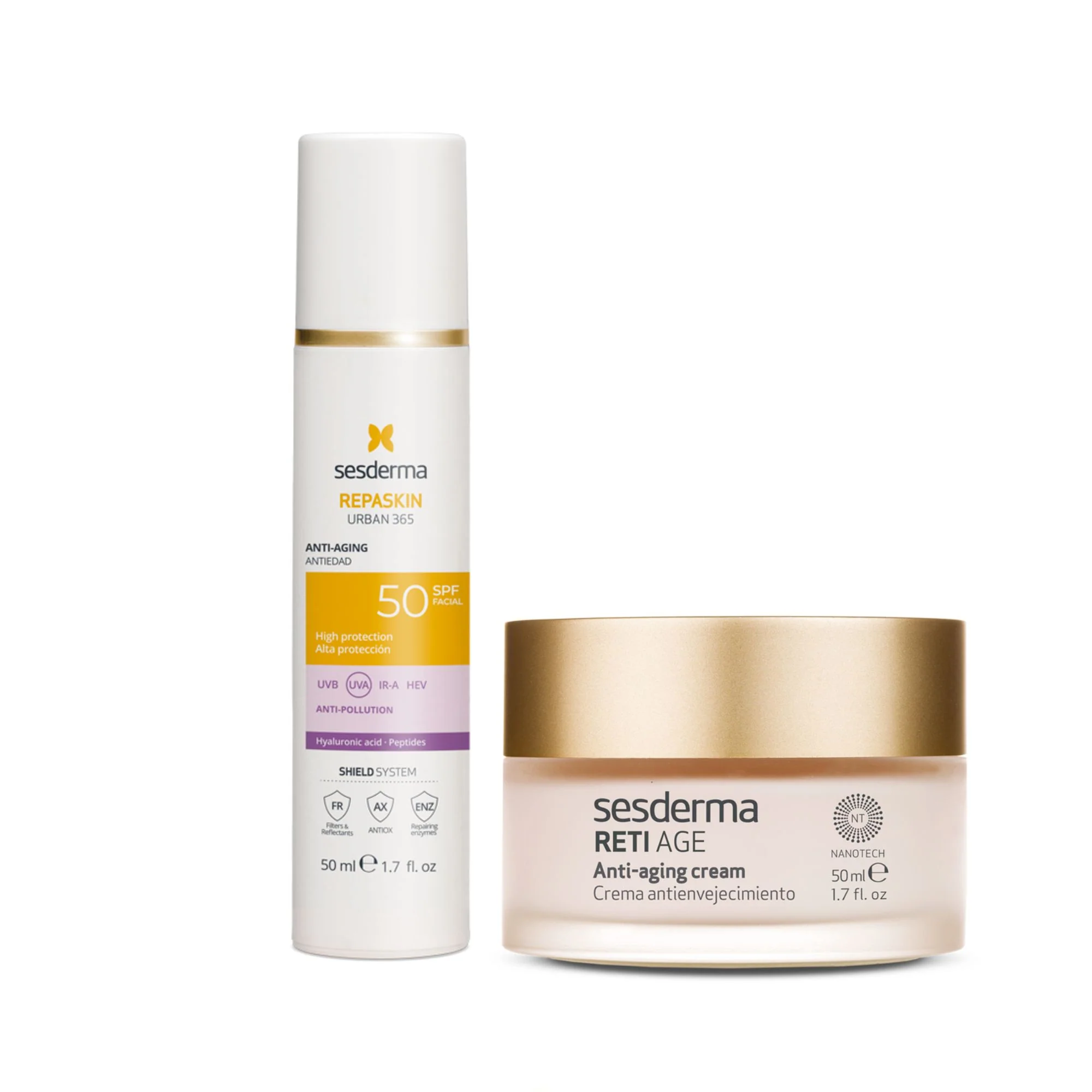 Pack Sesderma Escudo Antiedad Repaskin +Retiage - Image 2