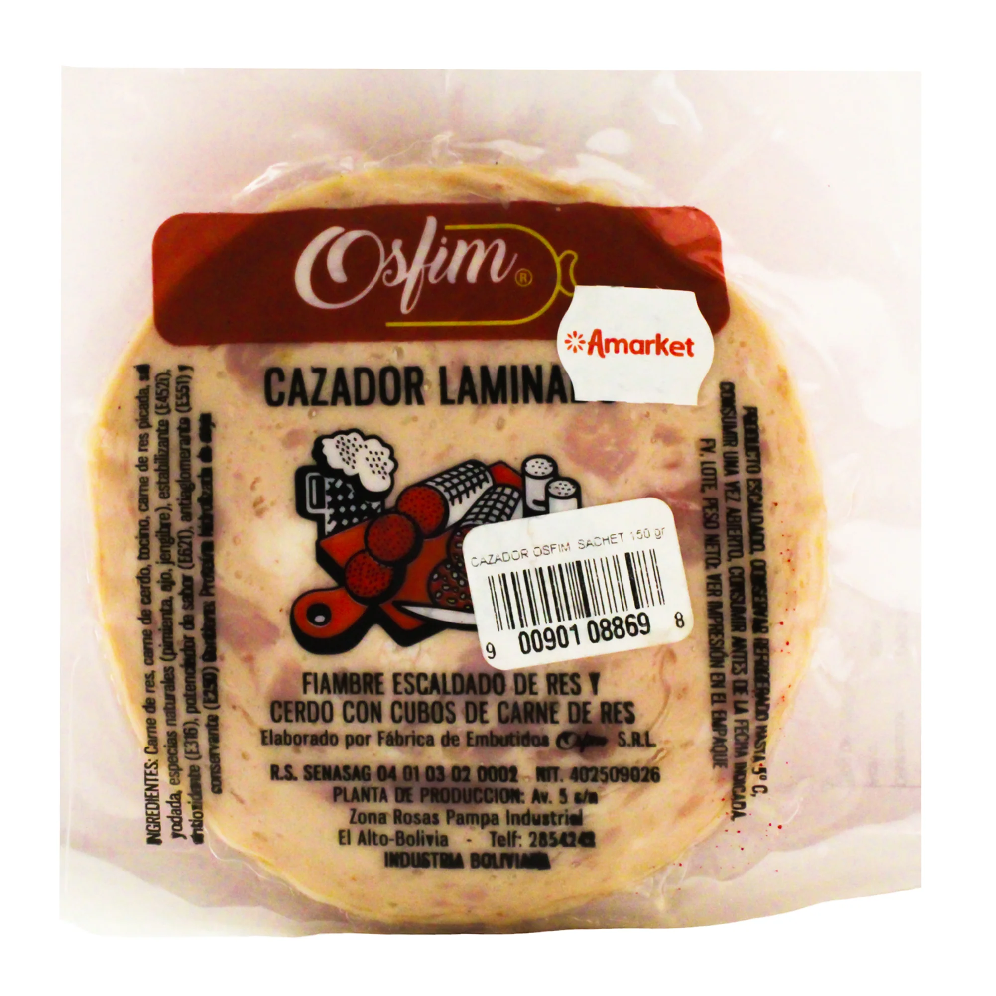 Mortadela Cazador Laminado Osfim Sachet 150G