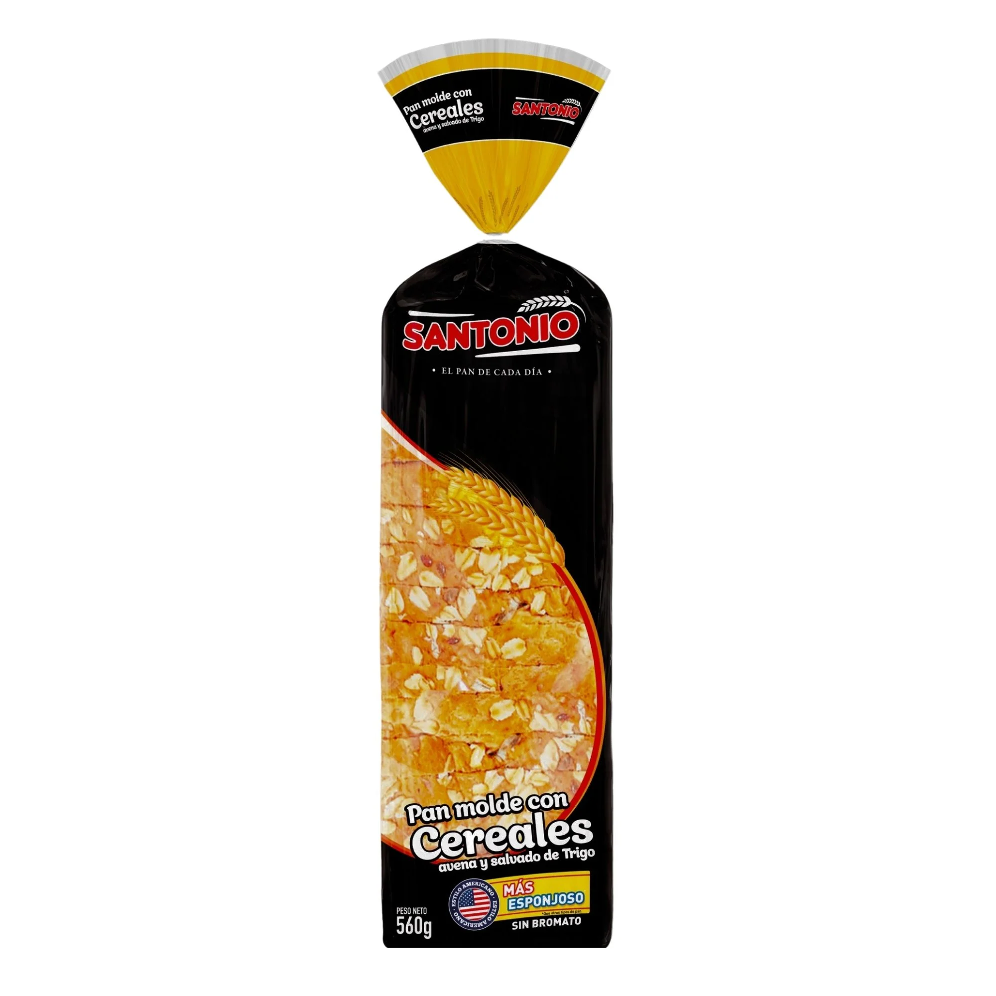 Pan Molde Santonio Con Cereales Avena Y Salvado De Trigo X 560G